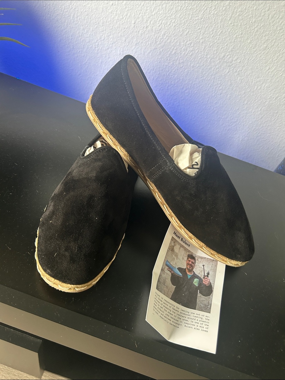 Sabah Black Suede Men’s Slip-On Loafers